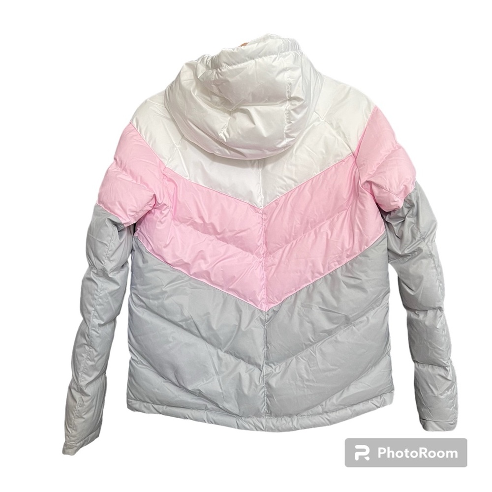 NWT, Nike Colorblock Chevron Puffer Jacket Youth Kids Jacket YXL, New With Tags